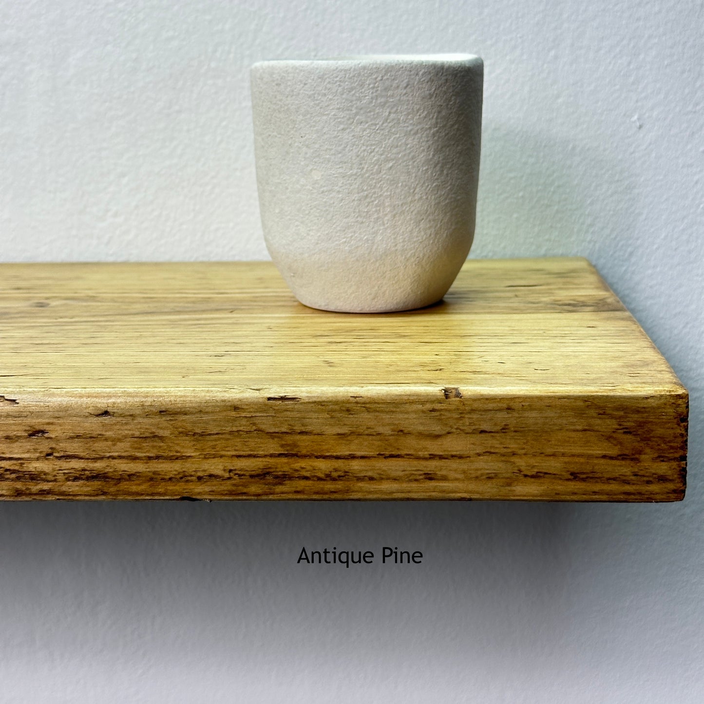 Rustic Wall Shelves, made by hand with Reclaimed Wood and Industrial Metal Brackets
