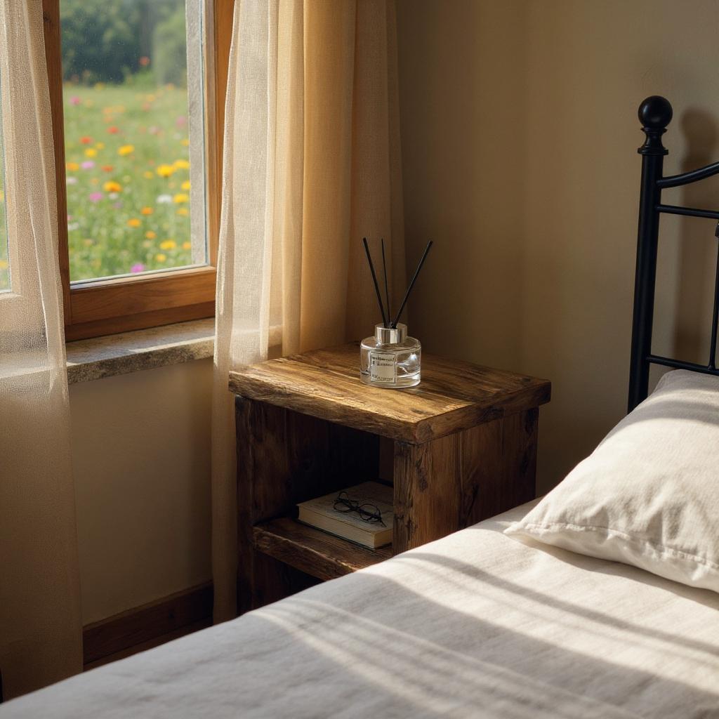 Reclaimed Wood Side Table | Nightstand | Handmade UK