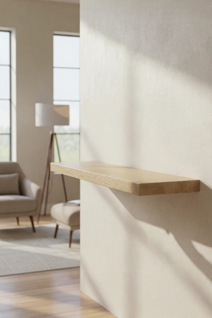 Reclaimed Oak Floating Shelves with Industrial Brackets | Free UK Delivery
