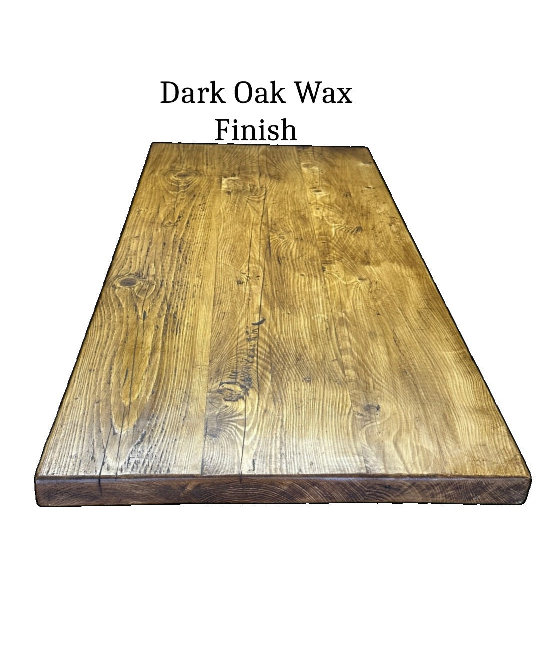 Dark Oak wax finish on reclaimed wood