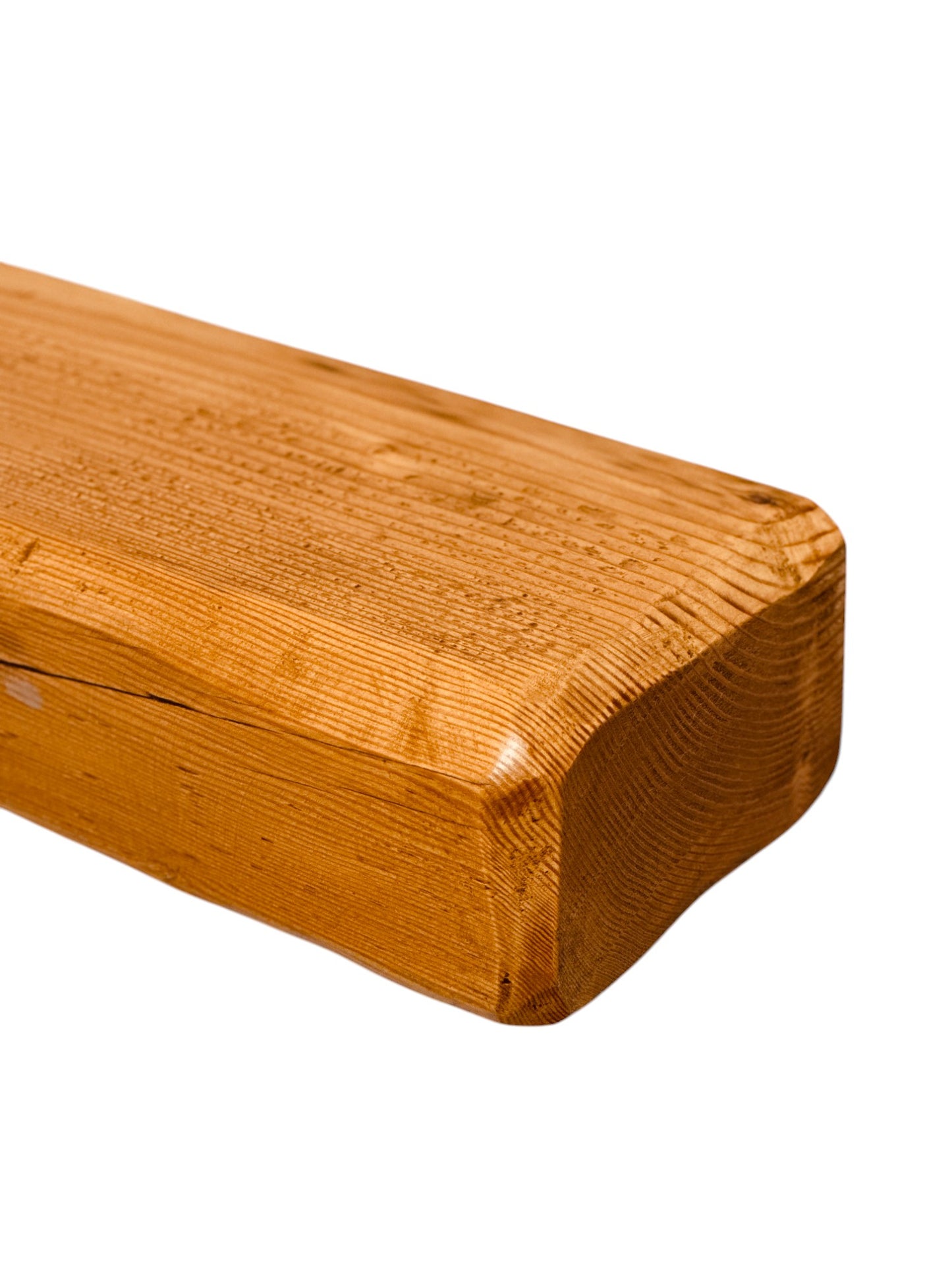 Reclaimed Solid Wood Mantel Beam – Handmade Fireplace Mantel with Pre-Fitted Keyhole Fixings