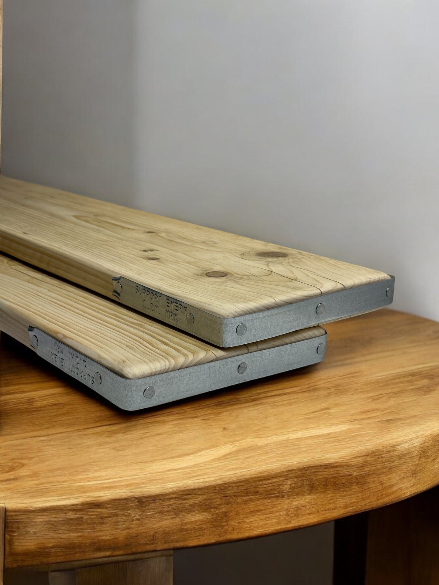 Handcrafted Scaffold Board Shelves - Rustic & Durable