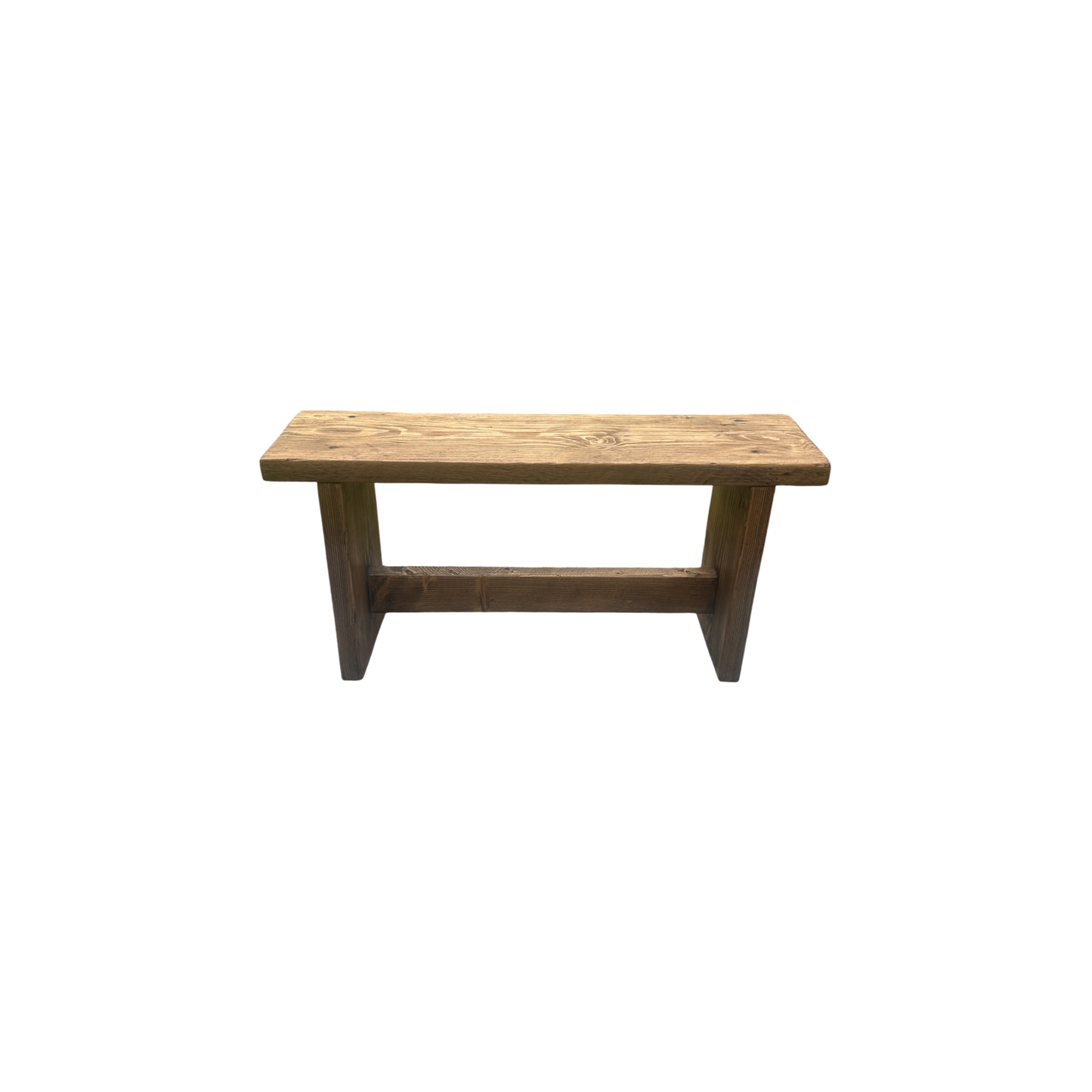 Reclaimed Wood Bench UK - Rustic Wood Bench with Solid Legs | Custom Sizes | Free Delivery