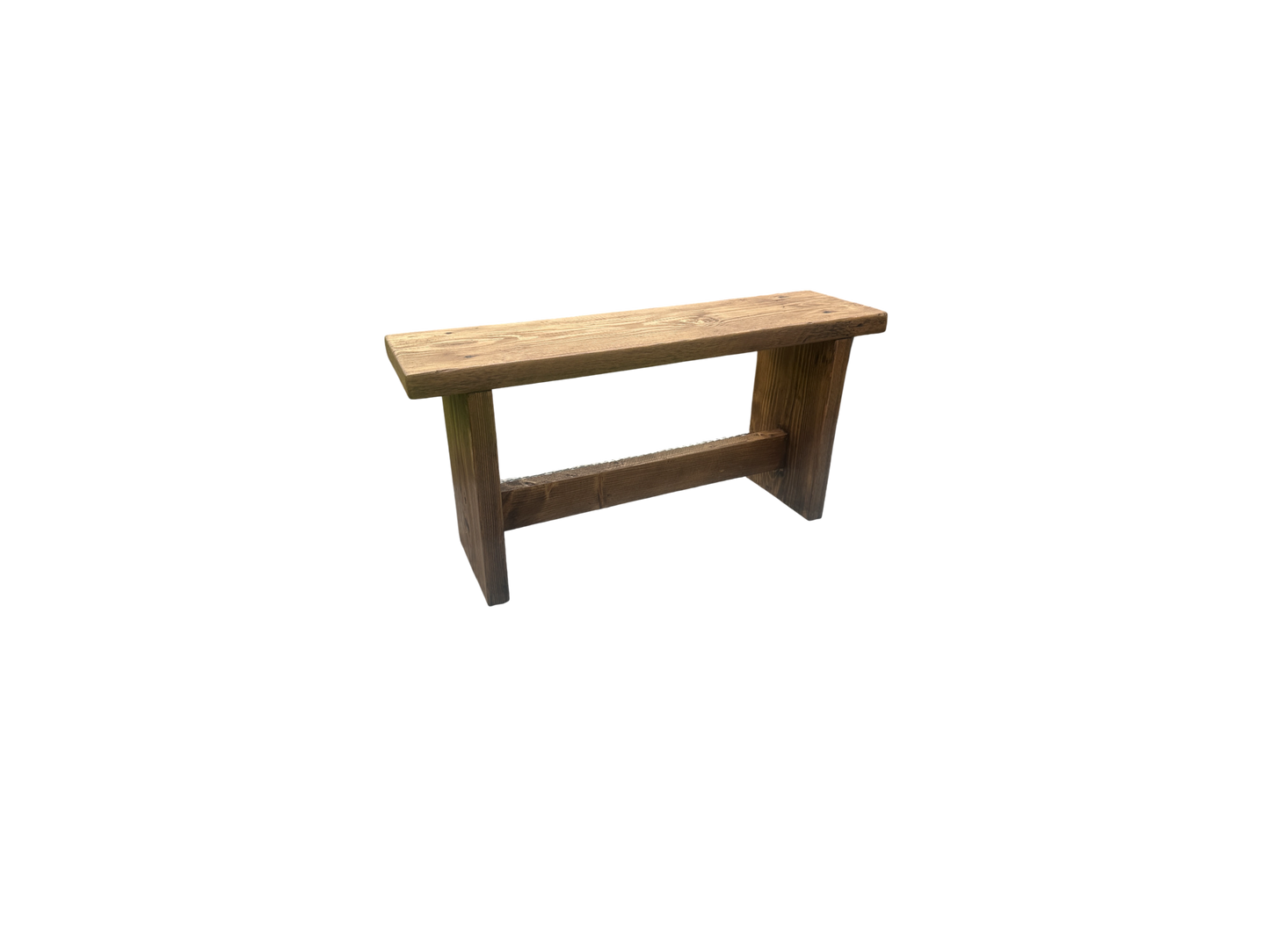 Reclaimed Wood Bench UK - Rustic Wood Bench with Solid Legs | Custom Sizes | Free Delivery