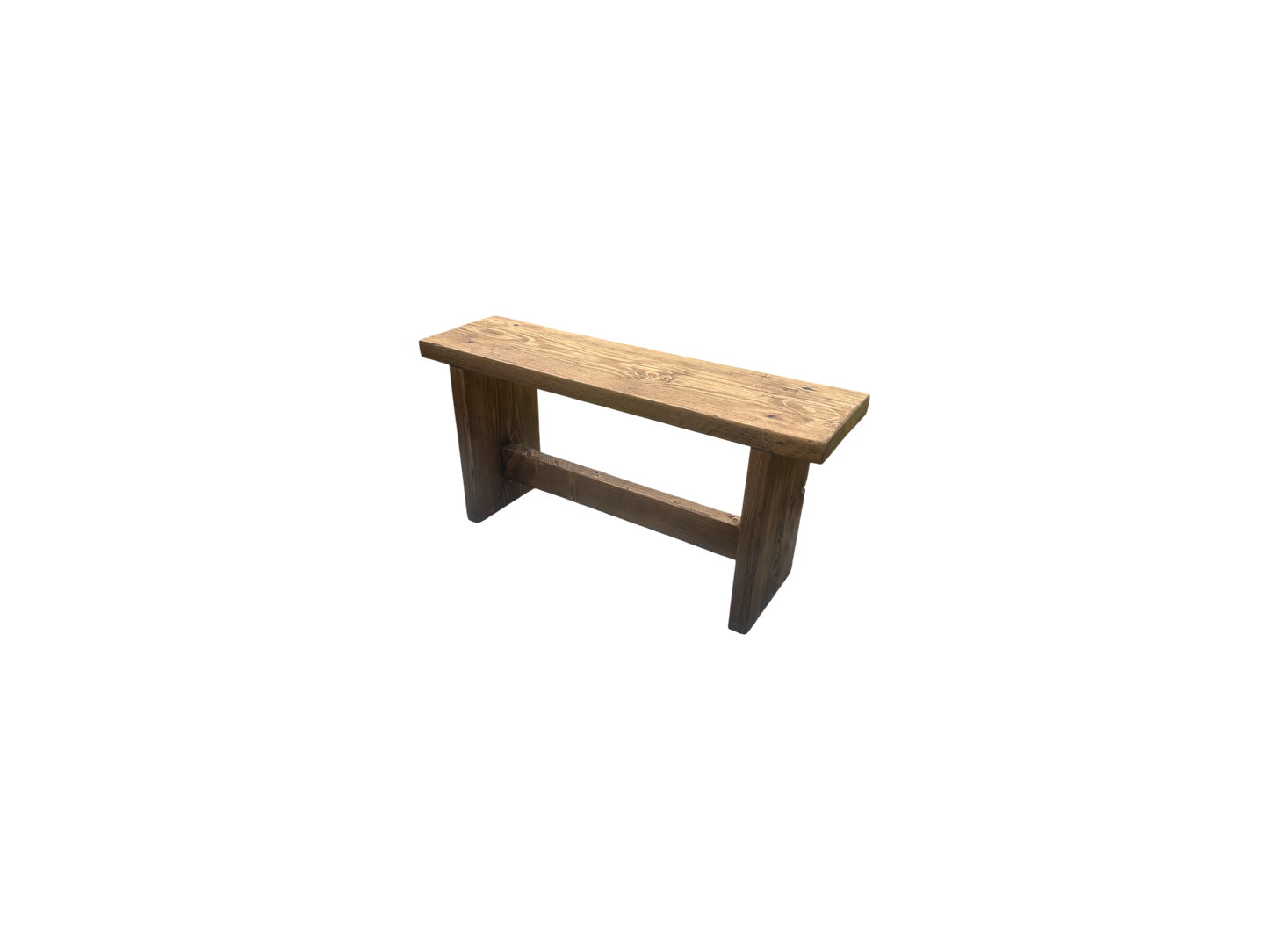 Reclaimed Wood Bench UK - Rustic Wood Bench with Solid Legs | Custom Sizes | Free Delivery