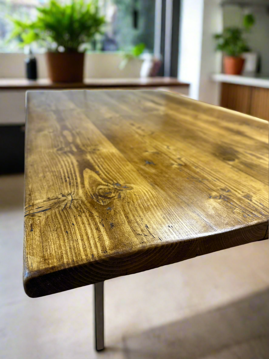 Handmade Scaffold Board Bistro Table Tops – Rustic Charm Meets Sustainable Craftsmanship