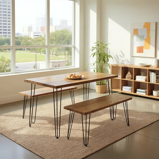 Farmhouse Dining Table | Kitchen Tables | Handmade Furniture UK