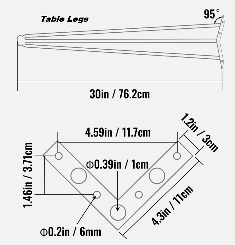 Reclaimed Wood Home Office Desk | Hairpin Legs | UK Made