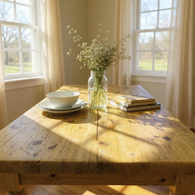 Reclaimed Pine Table Tops – Rustic, Sustainable & Handcrafted